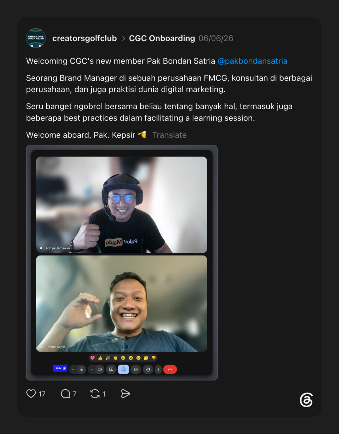 CGC Onboarding